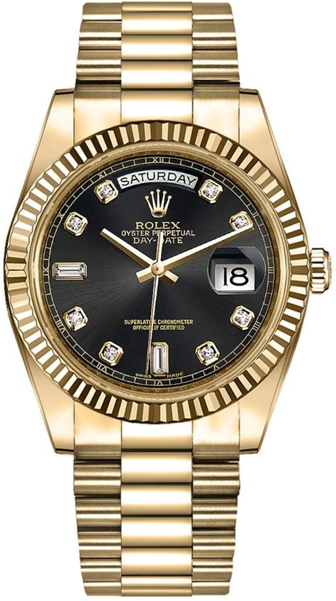 gold rolex damen schwarzes zifferblatt|rolex edelstahl 36.